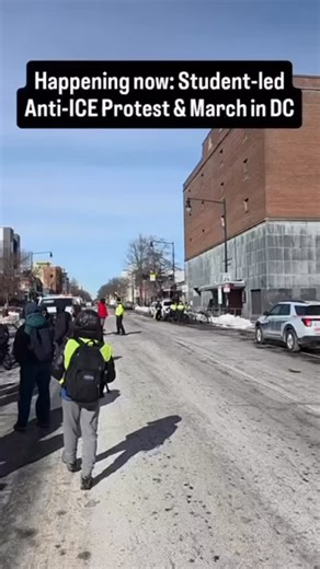 Student-led groups from universities across the DC area are organizing and leading an anti-ICE rally today. Gathering at Sankofa Cafe, then marching to Franklin and the White House. This is courage in motion. Follow their brave example! | Lesley Abravanel Andersson