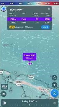 Uwan update and tracking today and new spots other 6:01am November 12 2025