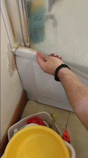How to replace the rubber on the bottom of your shower of door