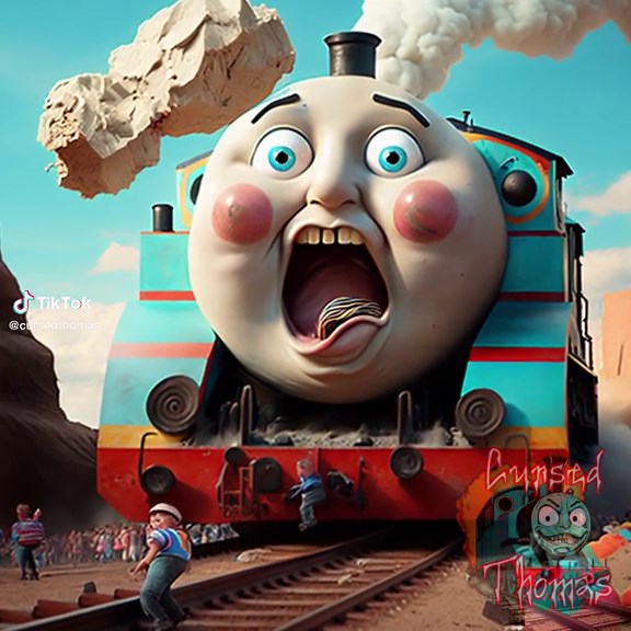 Spooky Thomas Train Exe: A Cursed Meme