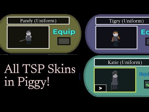 Testing out all TSP skins in Roblox Piggy! #roblox #piggy #robloxpiggy