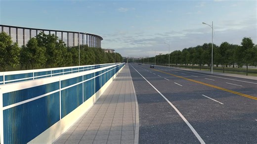 市政道路改造三维动画演示#施工动画#工程动画