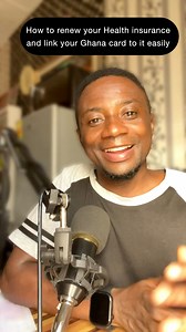 Easiest Way to Renew and Link Your NHIS to Your Ghana Card…#goviral #fypp | Francis Asumadu