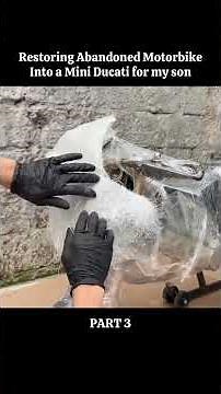 I'm RESTORING an Abandoned Motorbike into a Mini Ducati for my son!