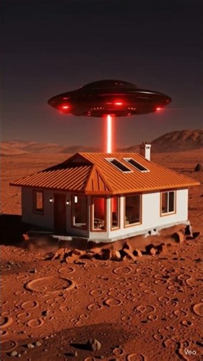 Alien UFO Attack on a Small House on Mars! 👽🛸 | Sci-Fi AI Story