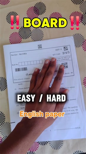 English Paper hard / easy as a cbse 10th grader 😭 #shortsfeed #shortvideo #cbseclass10 #cbseboard