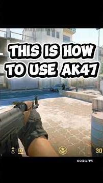 Use AK-47 EFFECTIVELY✅ in counter-strike 2 | #cs2