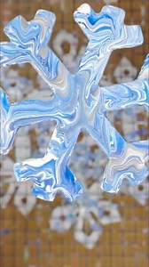 7.5K views · 21 reactions | Pour painting is messy... but so fun with beautiful results! #fluidart #pourpainting #paintpour #wintercraft #craftykids #craftsforwinter #pourpaint | Construction Paper Crafts for Kids | Facebook
