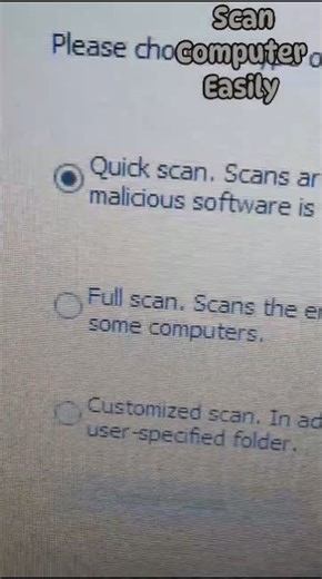 Scan your computer quickly and easily
