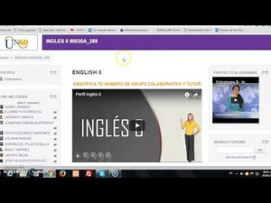 Video tutorial manejo plataforma Unad ingreso por primera vez