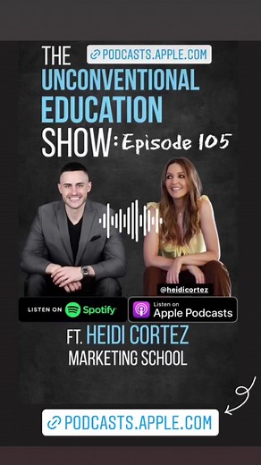 https://podcasts.apple.com/us/podcast/105-marketing-school-with-heidi-cortez/id1516673075?i=1000545154262 ( search marketing school) #podcast