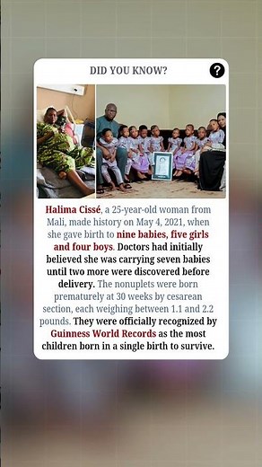 The World’s Only Surviving Nonuplets