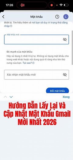 Hướng Dẫn Lấy Lại Và Cập Nhật Mật Khẩu Gmail Mới Nhất 2026 | Cách Khôi Phục Tài Khoản Google Nhanh