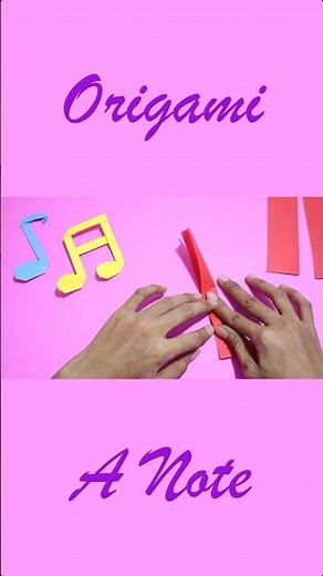 Origami Music Note Step by Step Easy Instructions