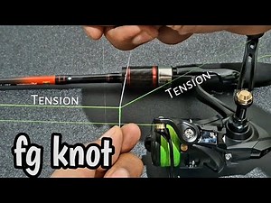 Make the best and perfect fg knot || Braided To fluorocarbon