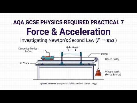 GCSE Physics Required Practical 7 | Force and Acceleration (AQA)