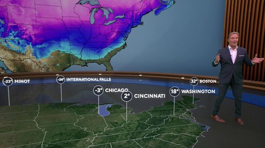 A polar vortex is set to impact much of the U.S., bringing below-average temperatures and snow. Meteorologist Lonnie Quinn has the latest forecast. | CBS Evening News