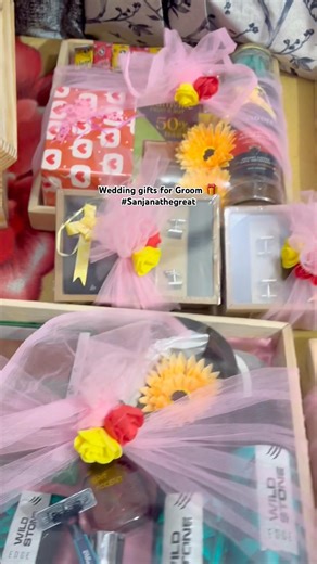 Wedding Gifts 🎁 For Groom 🧿#trousseaupacking #groom #weddinggiftidea #weddinghampers #ytshorts