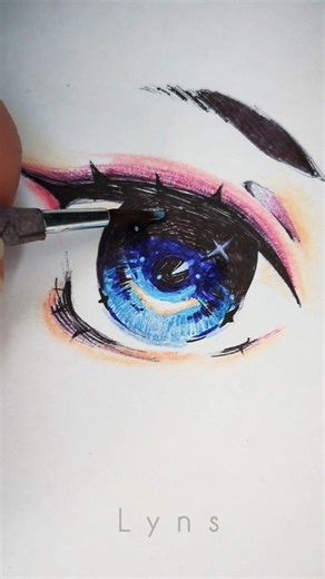 Drawing Eyes with Pens | Eye Draw How To #draweyes #pensketch