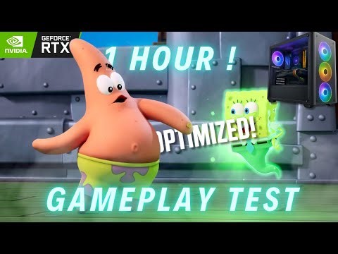 RTX 2050 SpongeBob: Titans of the Tide Test | Gameplay Smooth, but CUTSCENE STUTTERING!