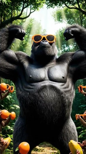 #gorilla bonga has real swag #aivideo