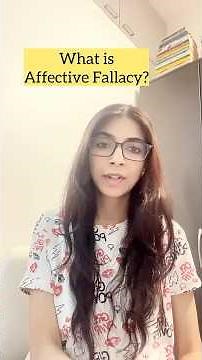 What is Affective Fallacy? | New Criticism Literary Theory #learningliteraturewithpurba