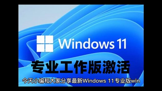 最新Windows11专业版win11专业工作版永久激活密钥激活码及激活方法