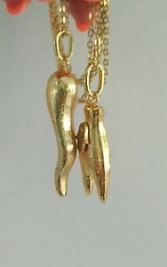Malocchio Italian Horn Necklace, Large Sized Hand Mano Cornuto Cornetto Pendants, 14k Gold Filled Protection Amulet, Men Italy Gift - Etsy