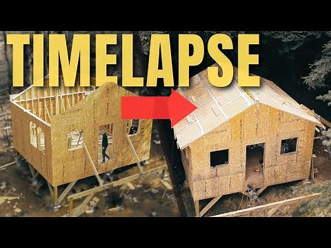 DIY Builder Frames a Roof with a Cathedral Ceiling for the First Time!