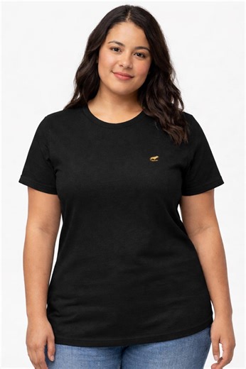 AOZ Hyena Logo Embroidered T-shirt – Minimalist Cotton Unisex Tee - Etsy