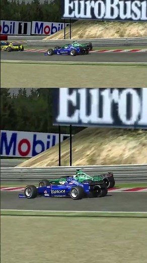 Irvine vs. Heidfeld Intense Battle at Spa GP – F1 2000