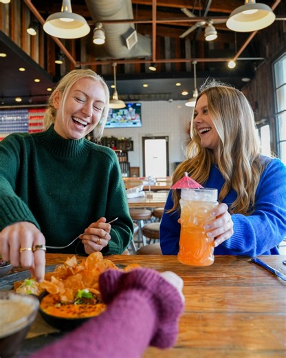 Clock out. Cheers in. 🍻 Nothing like happy hour with coworkers to get into flow state. Join us for happy hour drinks and bites from 3-6 everyday! | The Rustic - Dallas