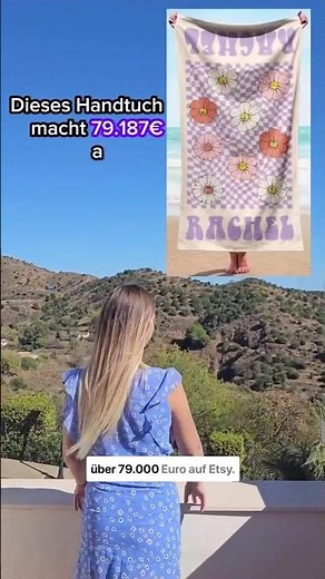 €79,000 with a towel on Etsy? This is how Print on Demand works