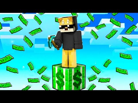 ONE BLOCK MILIONARIA SU UN BLOCCO DI SOLDI SU MINECRAFT!
