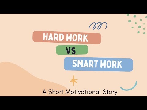 "Hard Work vs Smart Work - A Fun Story for Kids | Short Motivational Story"