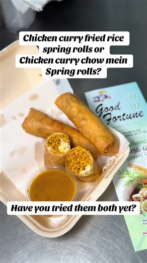 So have you guys tried our #chickencurry #friedrice #springrolls and the #chowmein spring rolls yet? Which do you think it’s better ? Tell us in comments #chinesetakeaway