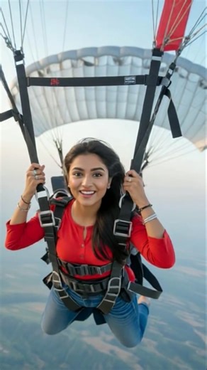 🪂Skydiving Adventure | Fearless Fashion Moment #skydiving #fearlessfashion #adventurevibes #shorts