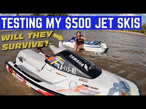 Taking My $500 ANTIQUE Jet Skis To The Lake For Testing