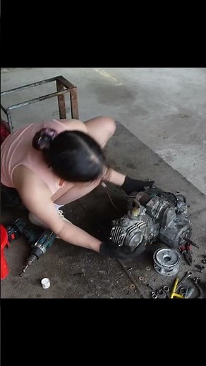 Beautiful girl's repair challenge Restoring a HONDA engine