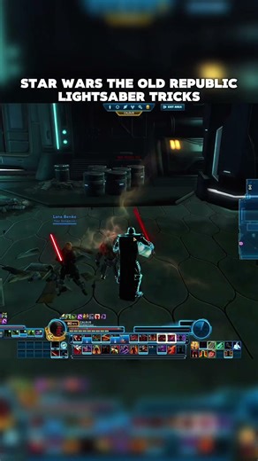 Star Wars the Old Republic Lightsaber Tricks #swtor #starwarstheoldrepublic