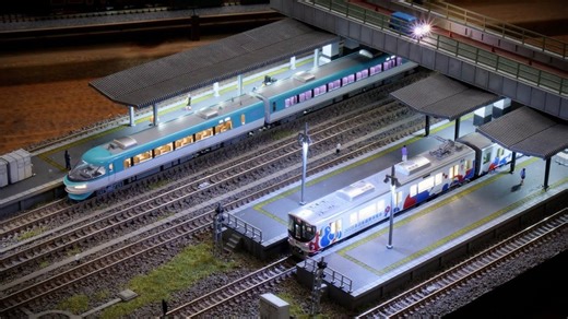 N比例 使用KATO的Just Plug系统为车站沙盘添加照明 铁道模型