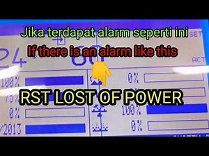 Mengecek alarm Display ac presisi liebert emerson