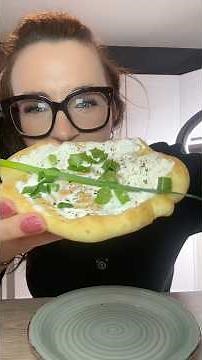 Langos from the air fryer | Ingredients are added at the end