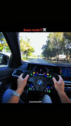 Beast Mode Activated Inside BMW 🗿💀 #BMW #BeastMode