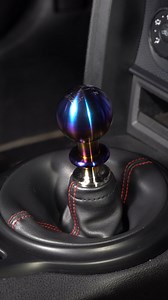 Torched Titanium Setup! Check out the Billetworkz Short Shifter and Shift Knob Combo at Billetworkz.com! #Titanium #Torched #ShiftKnob #ShortShifter #CarMods #InteriorMods #SubaruBRZ #BRZ | Billetworkz