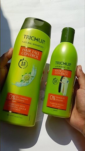 Trichup Hairfall Control Range by Vasu ❤️ #hairfallcontrol #vasu #shampoo #hairoil #honestreview