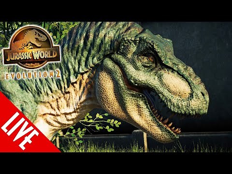 LIVE JWE2 SANDBOX PARK BUILD | Jurassic World Evolution 2