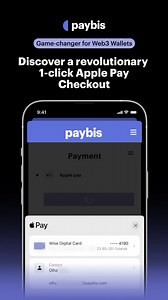 Web3 Wallet - 1-Click Apple Pay Checkout with Paybis