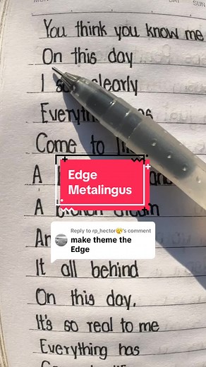 Edge's Metalingus: Unveiling the Lyrics and Meaning