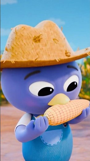 Farmer Pablo eats corn! 🌽 #shorts